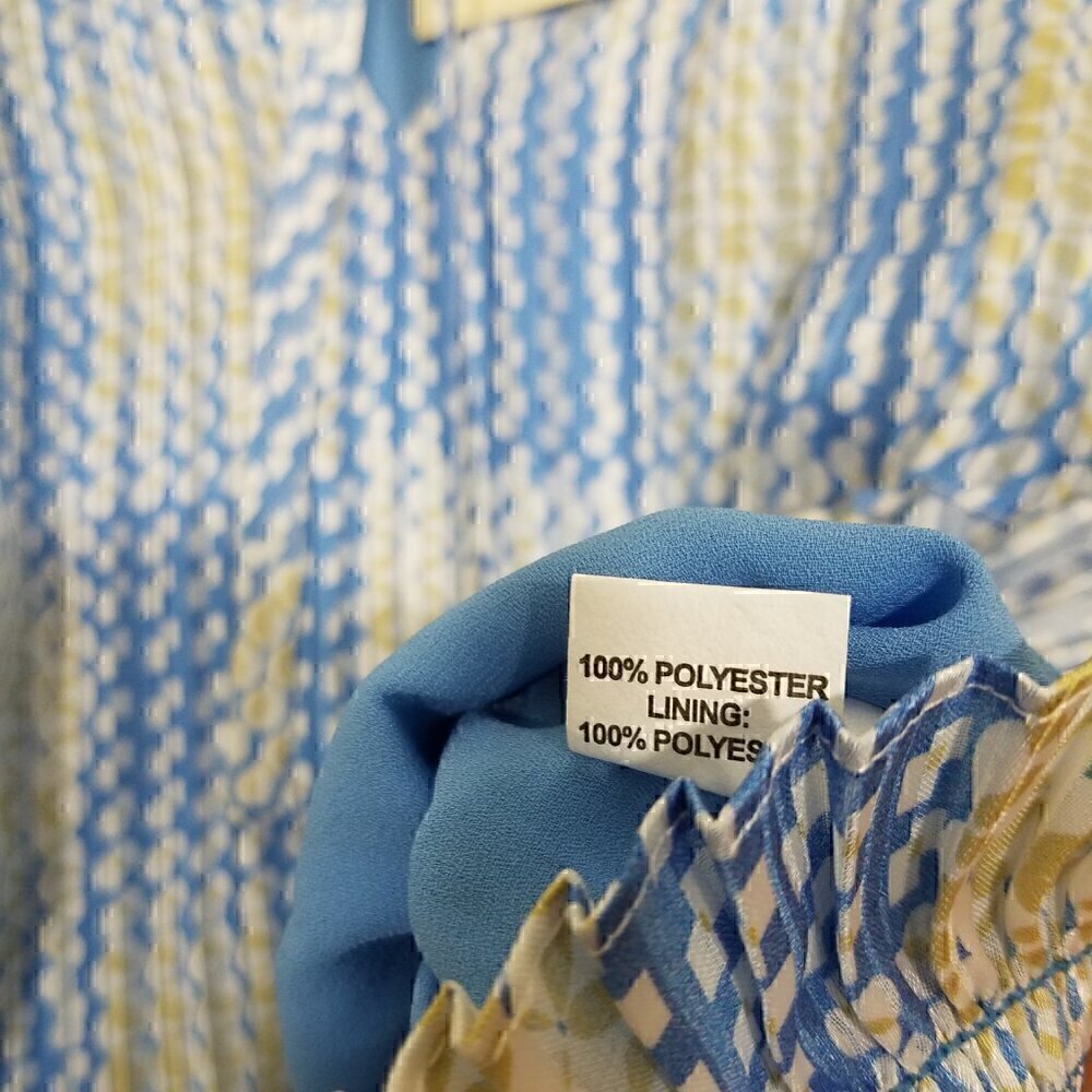 NWT Ramy Brook Printed‎ Elise Top Daffodil Combo Size M Blouse - Picture 8 of 9
